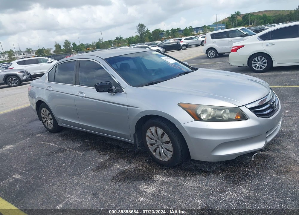 2012 HONDA ACCORD 2.4 LX VIN: 1HGCP2F37CA165016