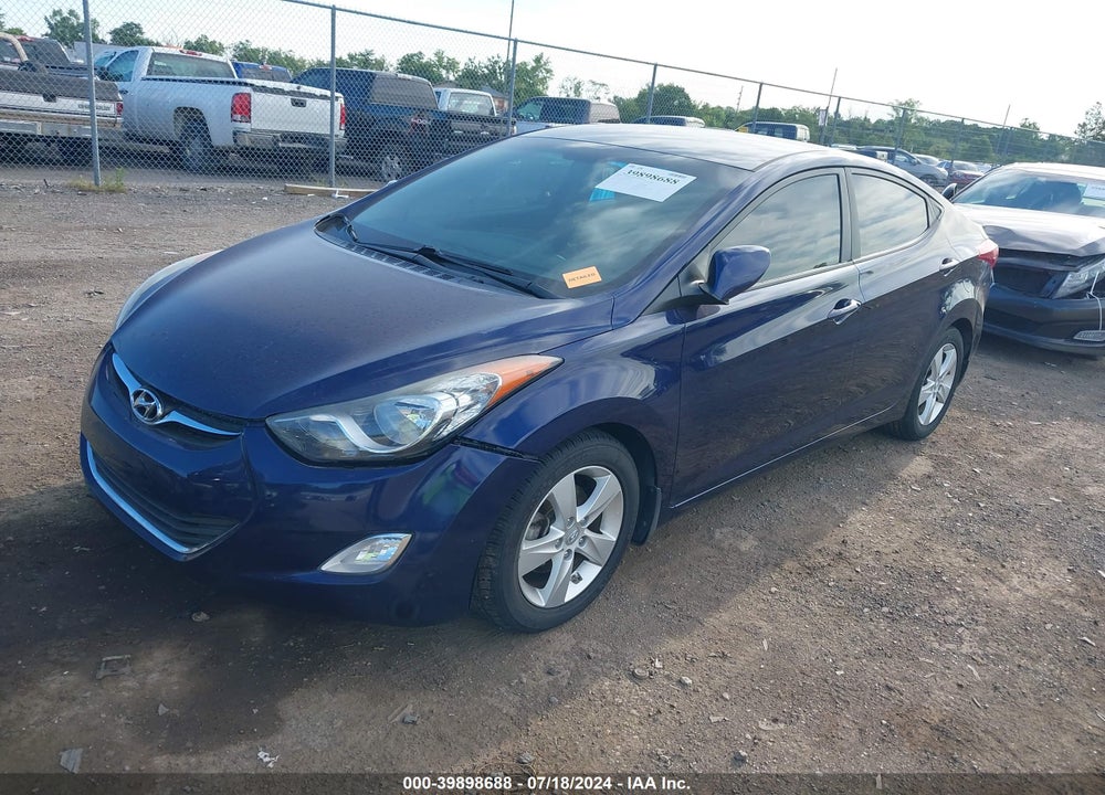 2013 HYUNDAI ELANTRA GLS VIN: 5NPDH4AE0DH205371