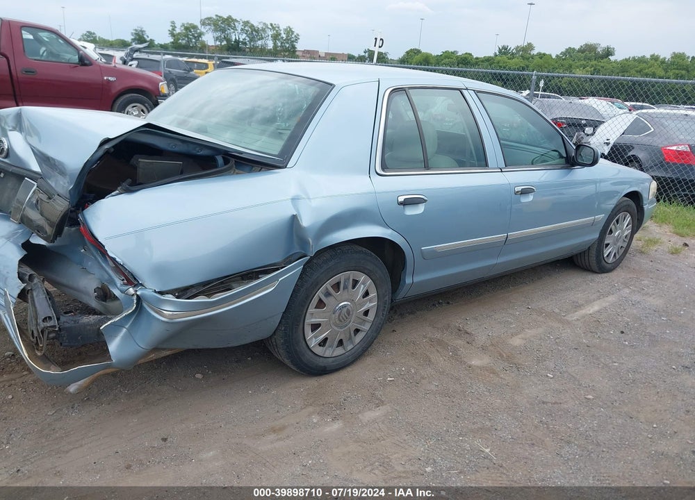 2006 MERCURY GRAND MARQUIS GS VIN: 2MEFM74V36X613624