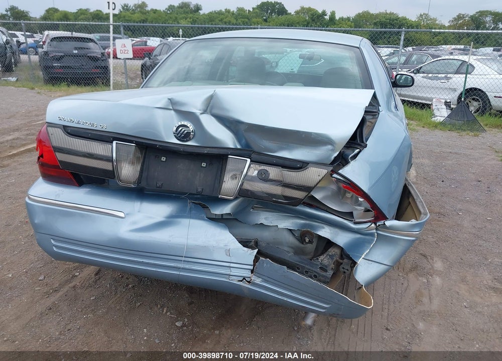 2006 MERCURY GRAND MARQUIS GS VIN: 2MEFM74V36X613624