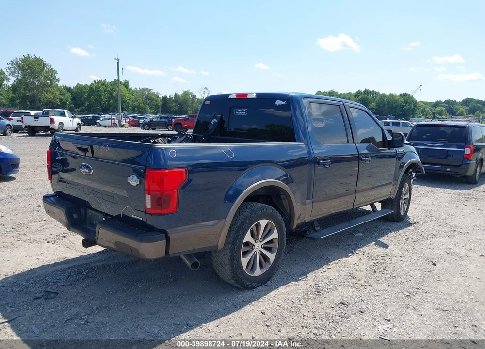2020 FORD F-150 KING RANCH VIN: 1FTEW1E49LFA41671