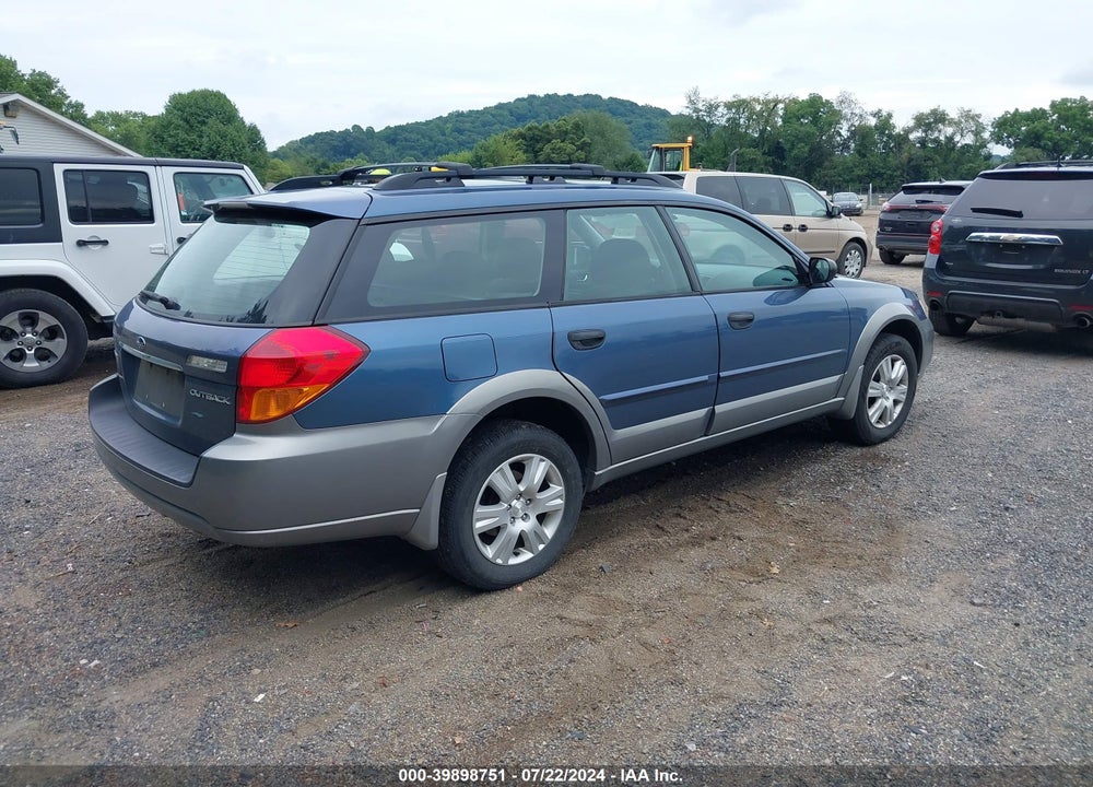 2005 SUBARU OUTBACK 2.5I VIN: 4S4BP61C757391206