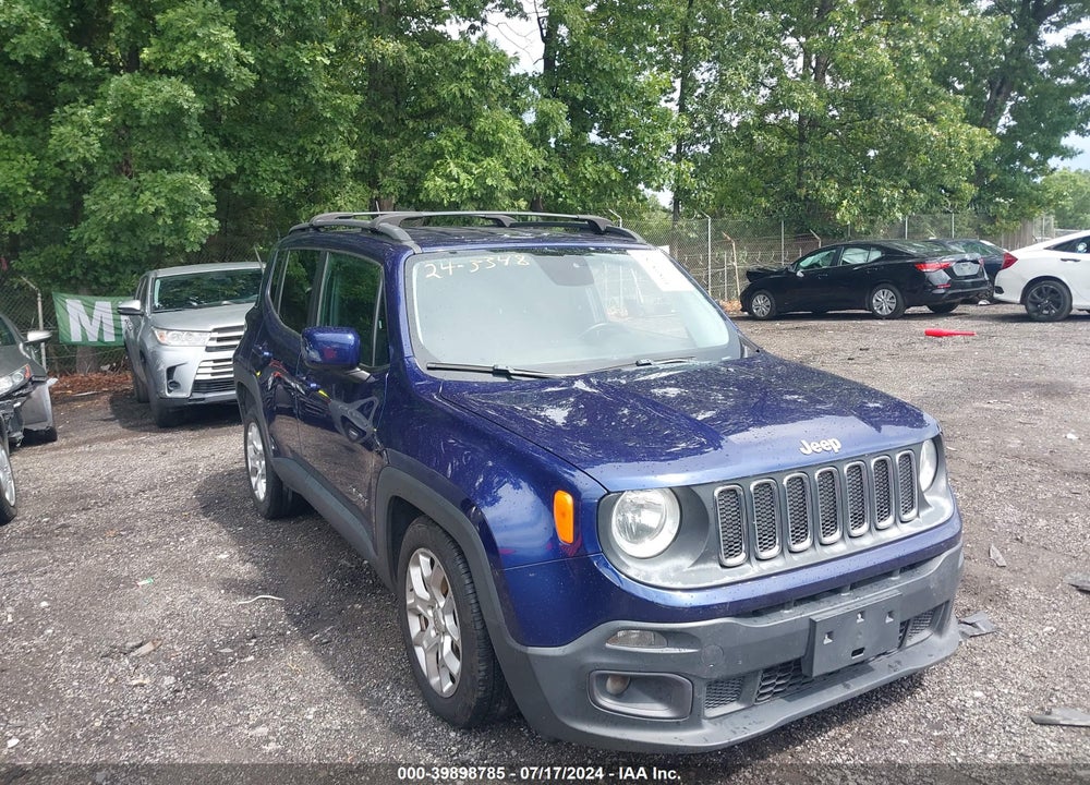 2016 JEEP RENEGADE LATITUDE VIN: ZACCJABT6GPD91392