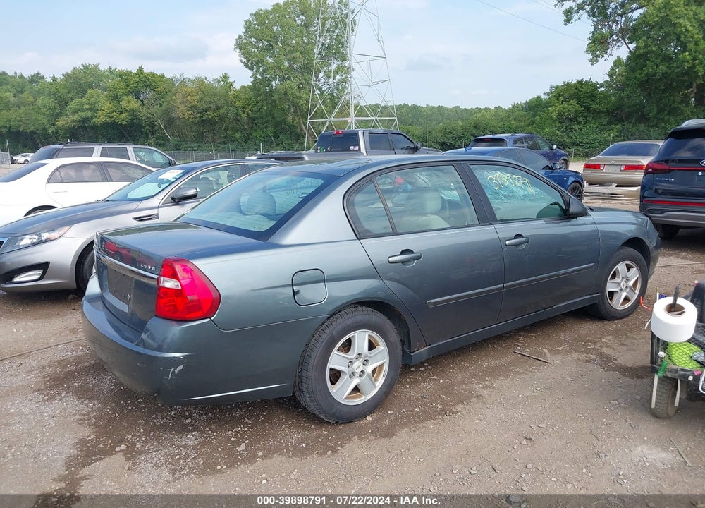 2005 CHEVROLET MALIBU LS VIN: 1G1ZT52895F319246