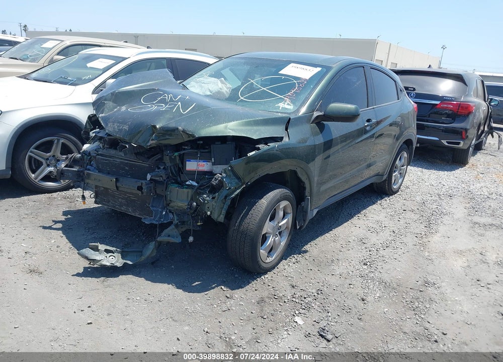 2017 HONDA HR-V LX VIN: 3CZRU5H34HG703819