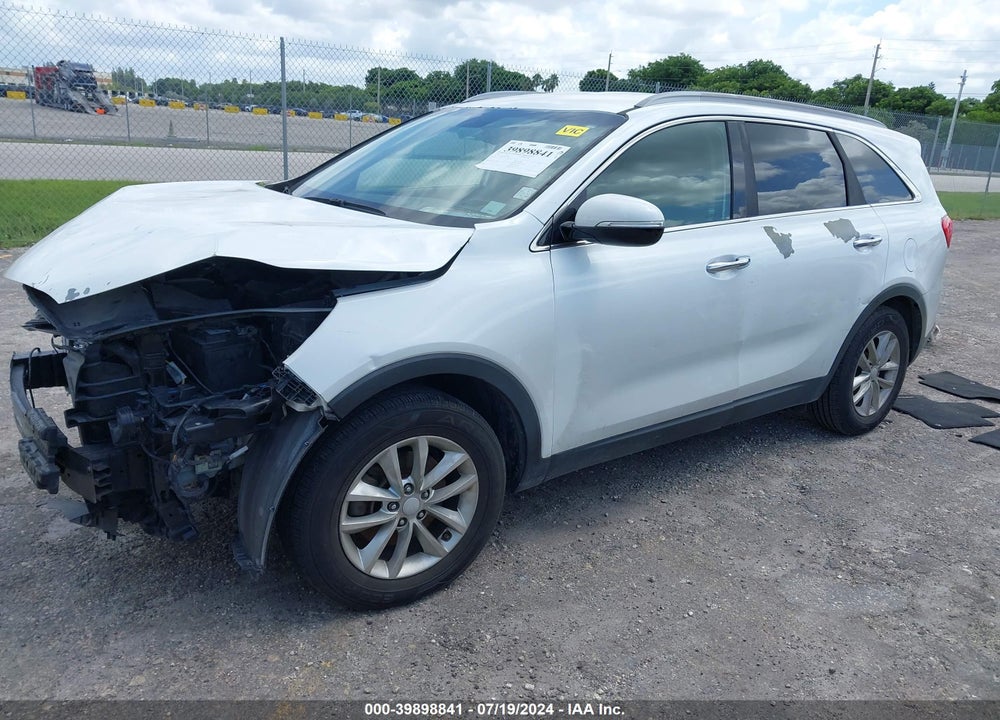2016 KIA SORENTO 2.4L LX VIN: 5XYPG4A36GG117998