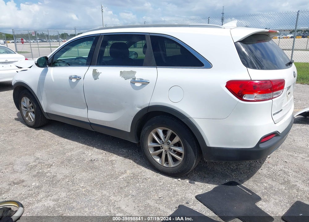 2016 KIA SORENTO 2.4L LX VIN: 5XYPG4A36GG117998