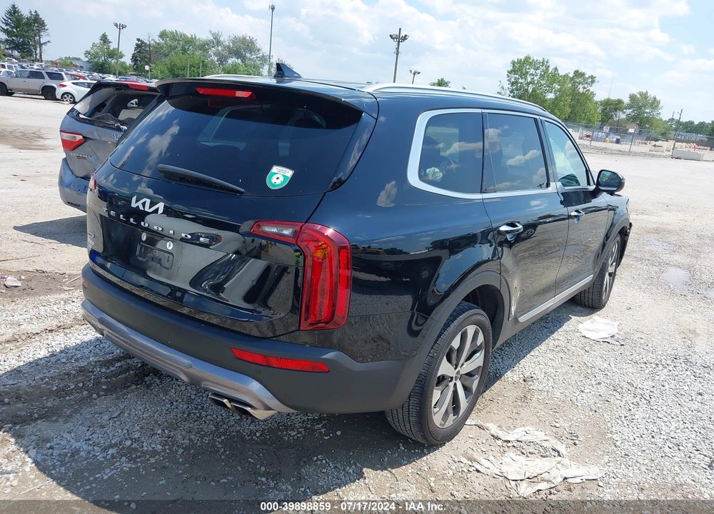 2022 KIA TELLURIDE S VIN: 5XYP6DHCXNG297718