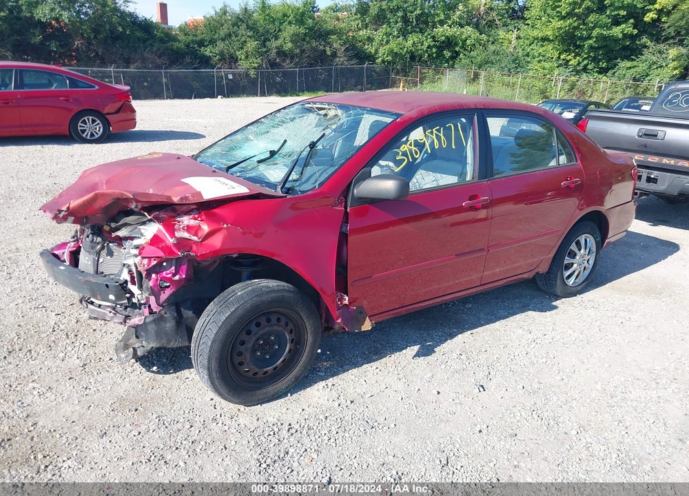 2004 TOYOTA COROLLA LE VIN: JTDBR38E642030503