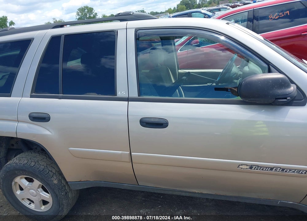 2002 CHEVROLET TRAILBLAZER LS VIN: 1GNDT13S122439850