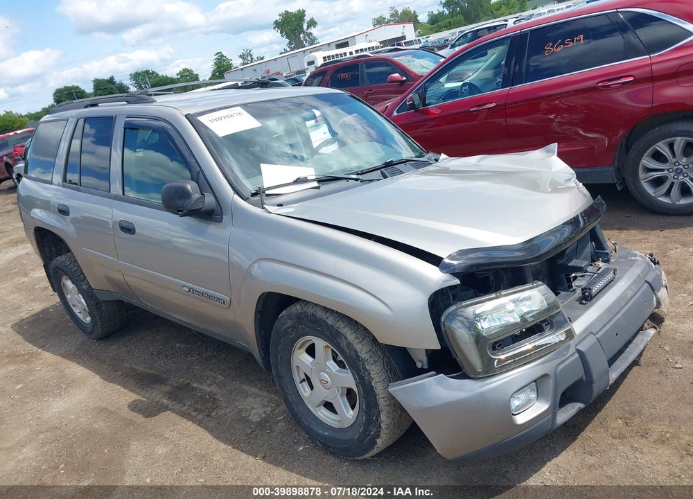2002 CHEVROLET TRAILBLAZER LS VIN: 1GNDT13S122439850