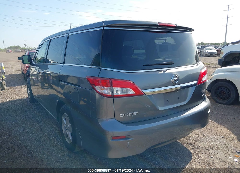 2015 NISSAN QUEST SV VIN: JN8AE2KP9F9123557