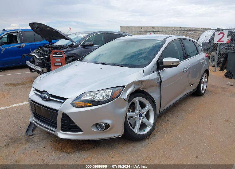 2014 FORD FOCUS TITANIUM VIN: 1FADP3N28EL423056