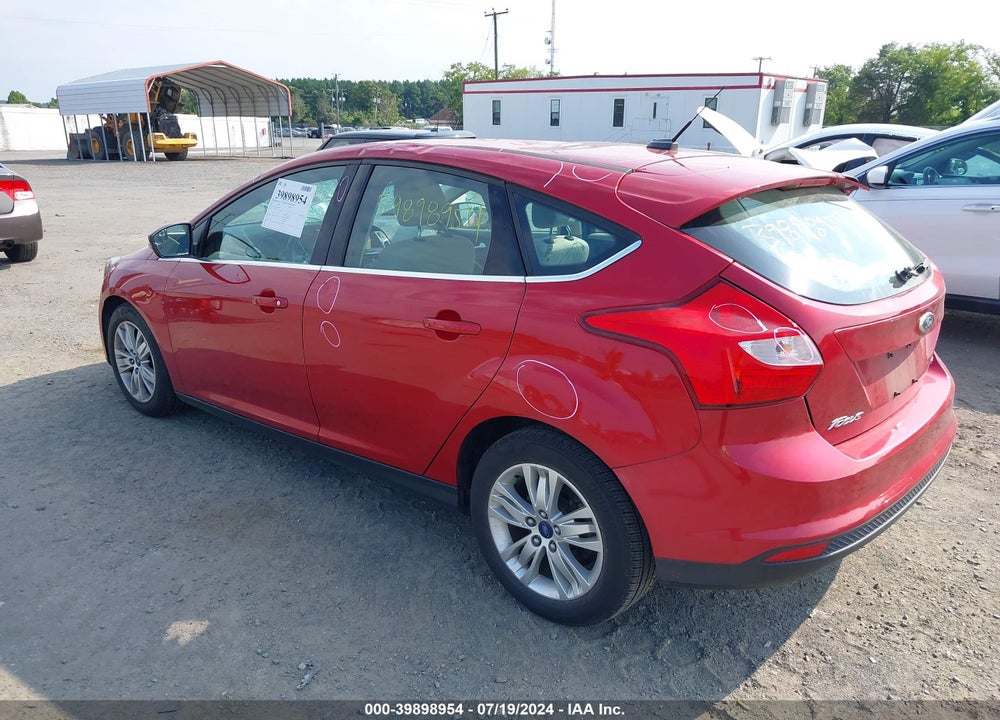 2012 FORD FOCUS SEL VIN: 1FAHP3M20CL241755