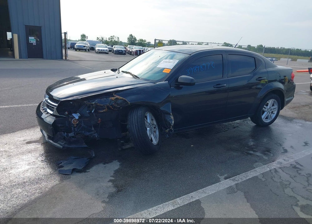 2011 DODGE AVENGER VIN: 1B3BD1FB1BN501420