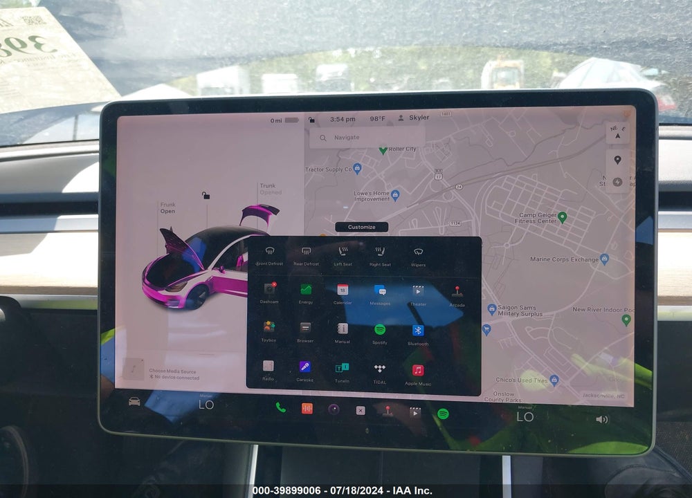 2020 TESLA MODEL 3 LONG RANGE DUAL MOTOR ALL-WHEEL DRIVE VIN: 5YJ3E1EB3LF646072