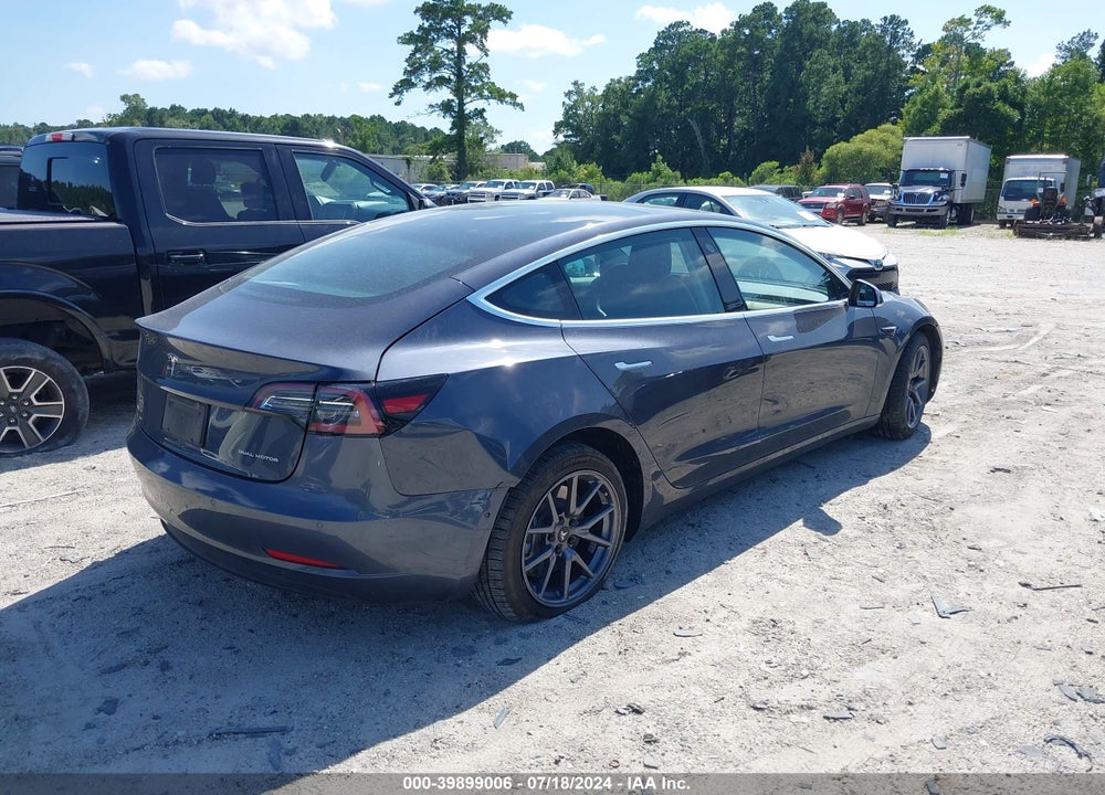 2020 TESLA MODEL 3 LONG RANGE DUAL MOTOR ALL-WHEEL DRIVE VIN: 5YJ3E1EB3LF646072