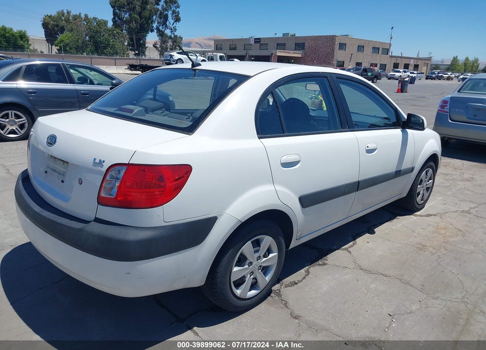 2008 KIA RIO LX VIN: KNADE123586389501