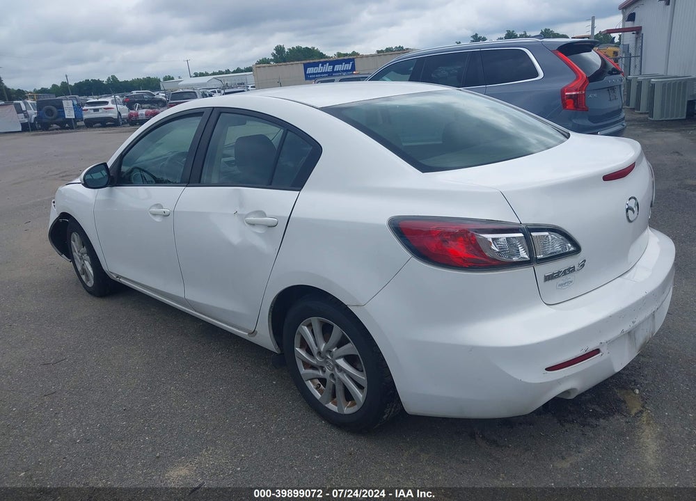 2012 MAZDA 3 I GRAND TOURING VIN: JM1BL1W89C1659857