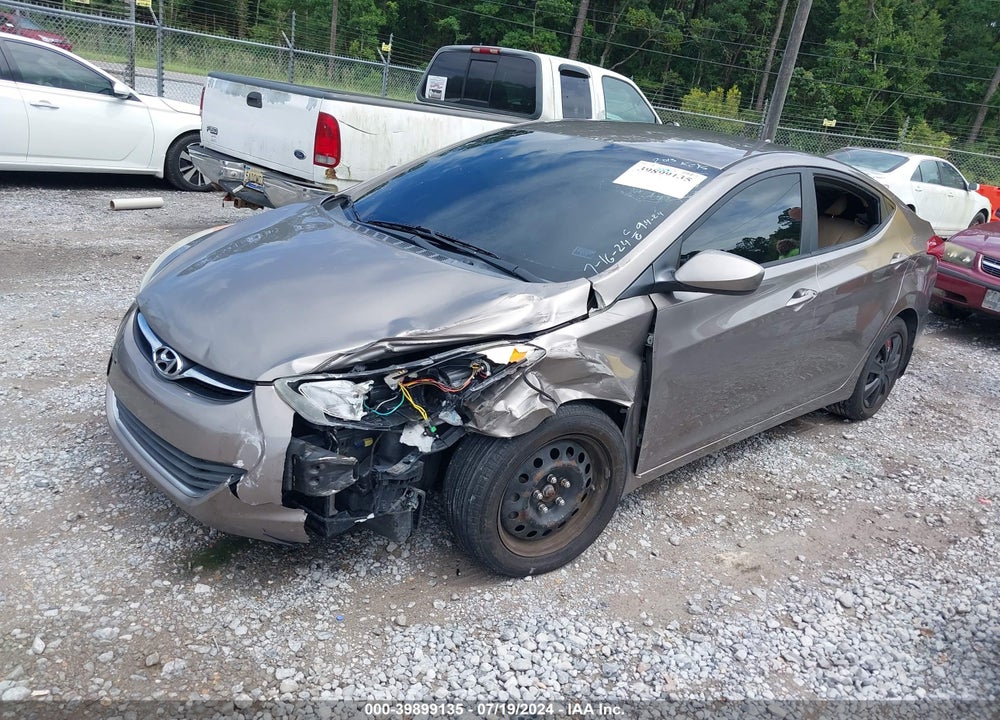 2013 HYUNDAI ELANTRA GLS VIN: 5NPDH4AE3DH216624