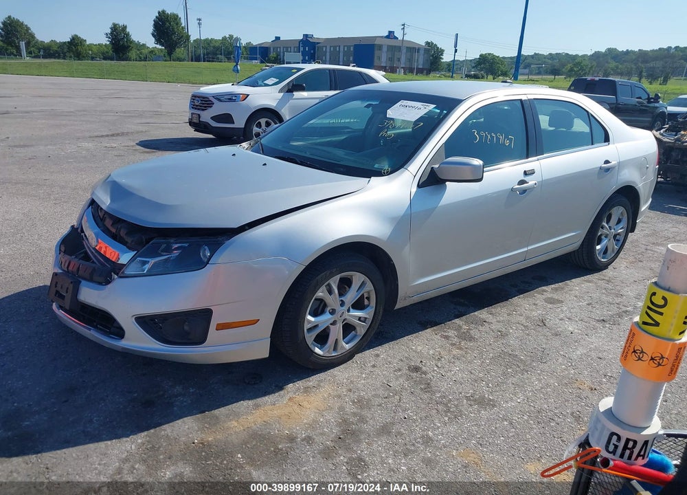 2012 FORD FUSION SE VIN: 3FAHP0HG3CR444791