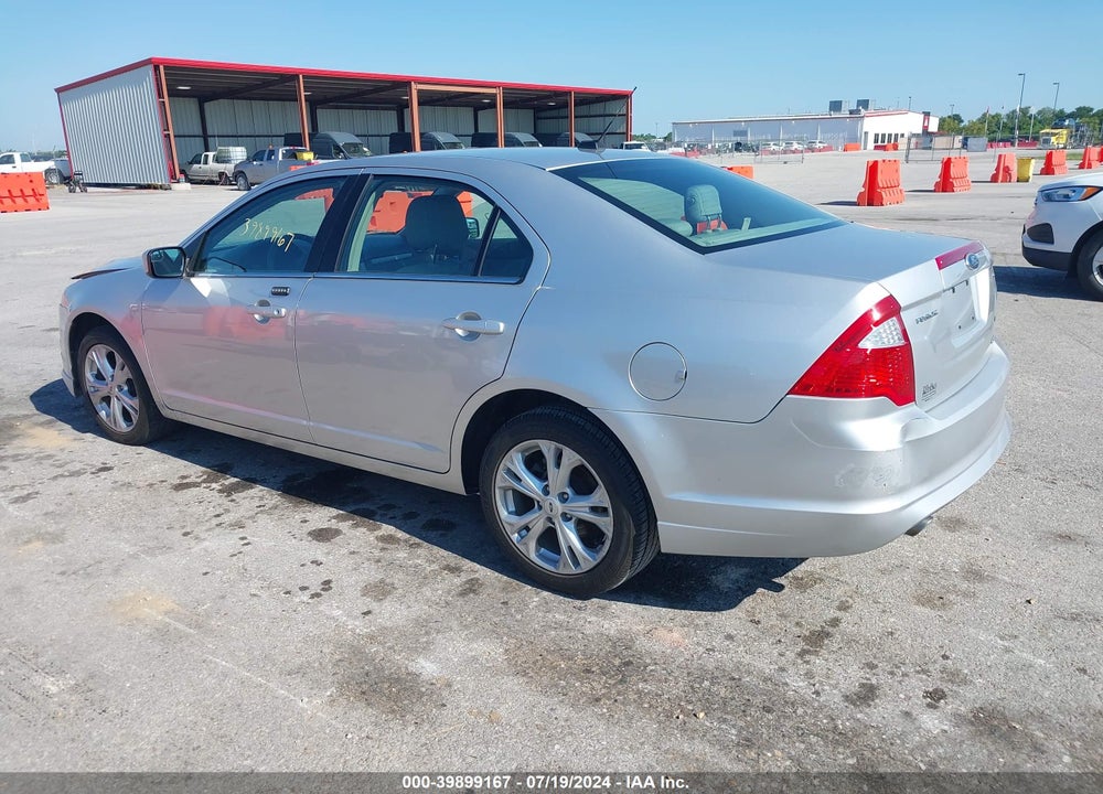 2012 FORD FUSION SE VIN: 3FAHP0HG3CR444791