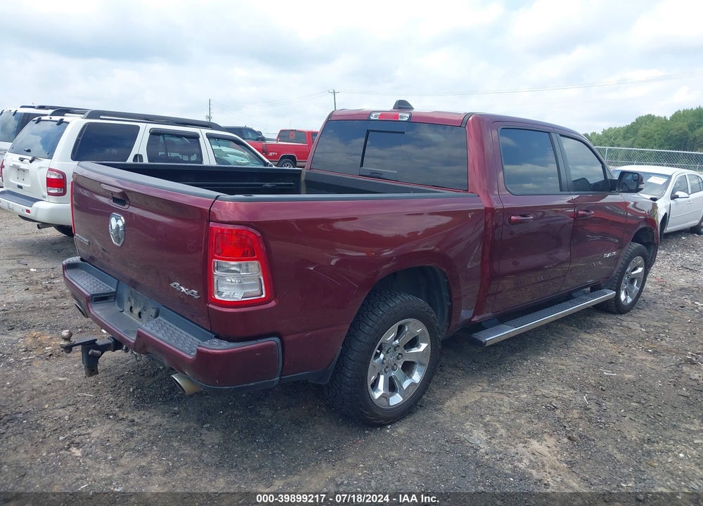 2019 BIG HORN RAM 1500 /LONE STAR  4X4 5'7 BOX VIN: 1C6SRFFT1KN712842