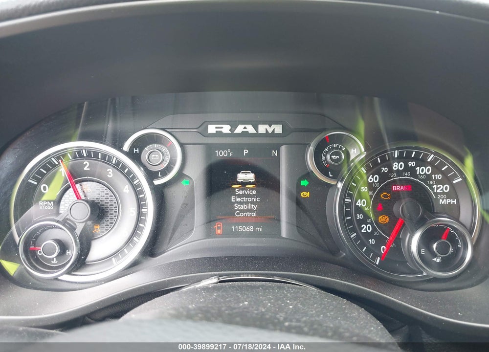 2019 BIG HORN RAM 1500 /LONE STAR  4X4 5'7 BOX VIN: 1C6SRFFT1KN712842