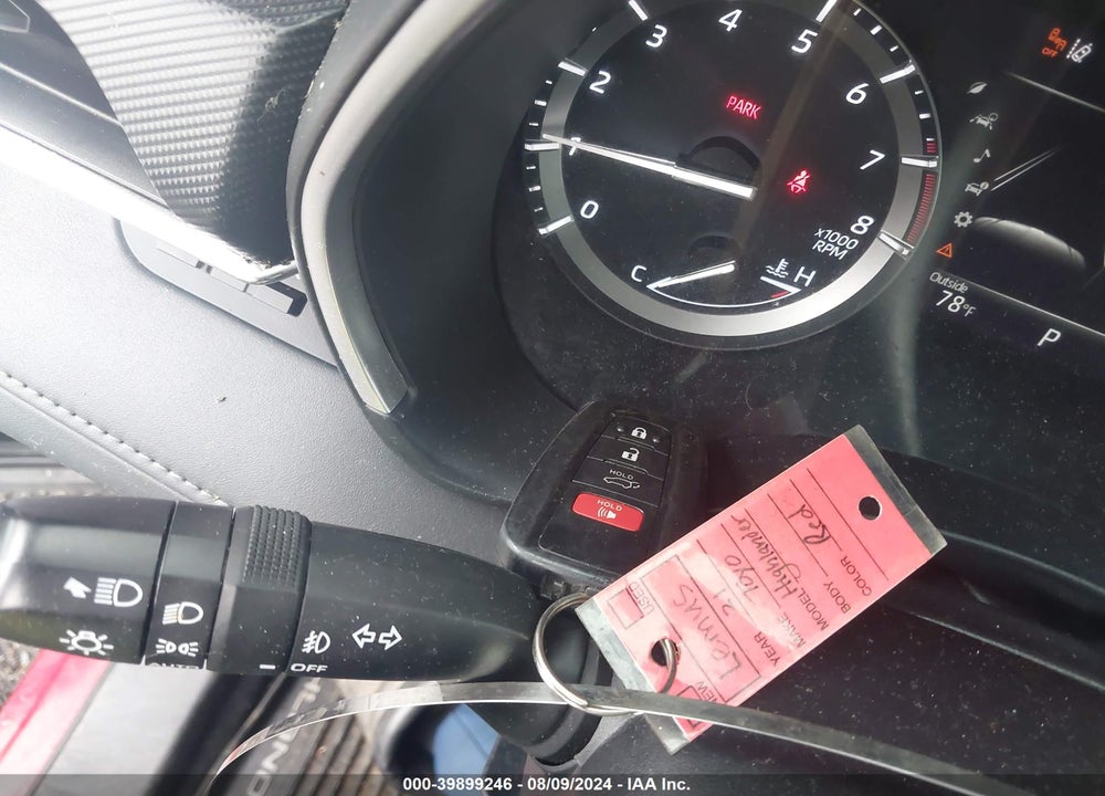 2021 TOYOTA HIGHLANDER XSE VIN: 5TDJZRBH8MS061598