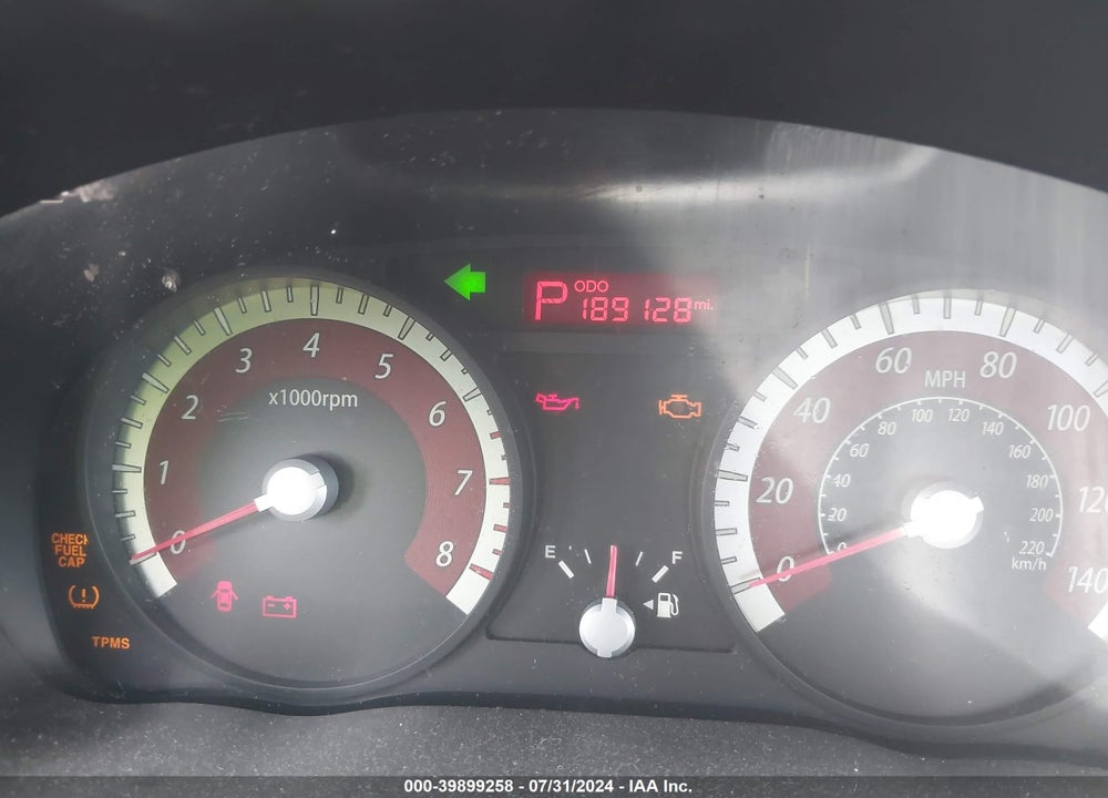 2010 KIA RIO LX VIN: KNADH4A38A6635022