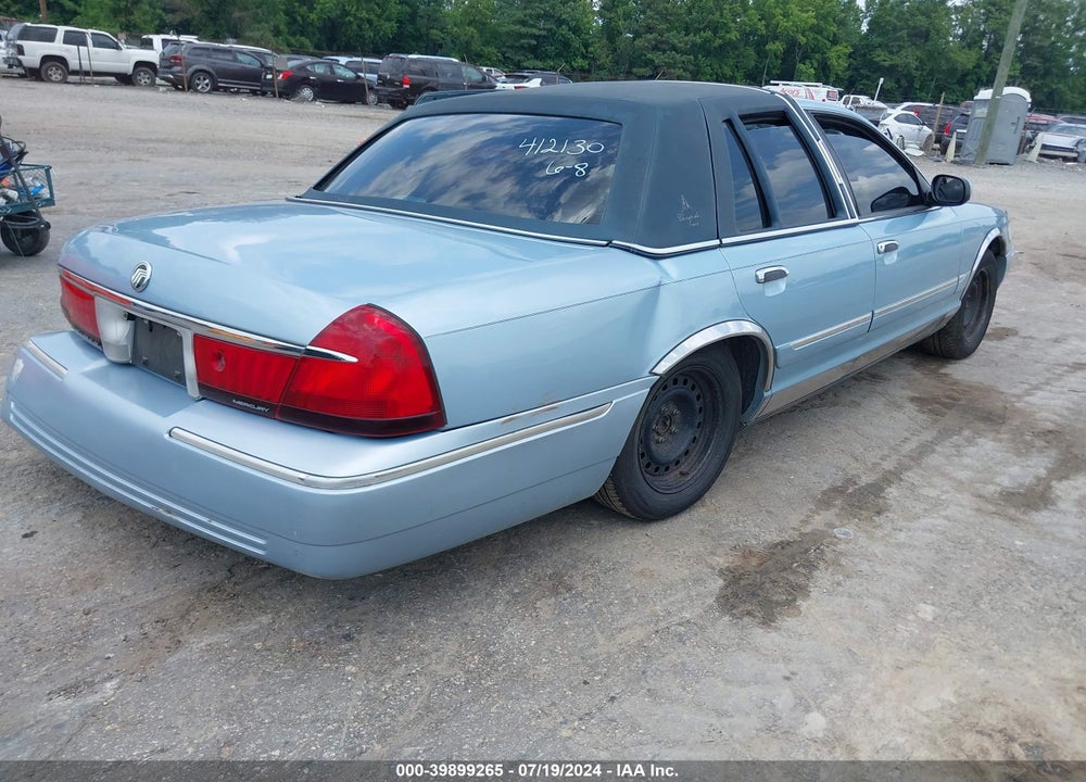 2002 MERCURY GRAND MARQUIS GS VIN: 2MEFM74W92X618720