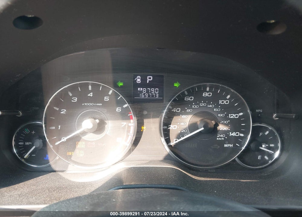 2012 SUBARU OUTBACK 2.5I LIMITED VIN: 4S4BRBKC2C3214004