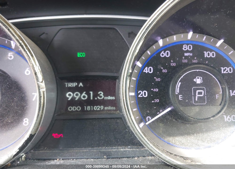 2013 HYUNDAI SONATA SE 2.0T VIN: 5NPEC4AB4DH608231