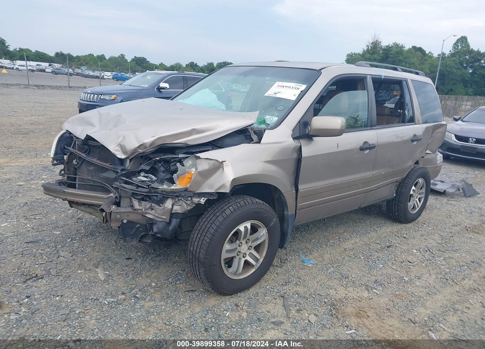 2003 HONDA PILOT VIN: 2HKYF18663H610377