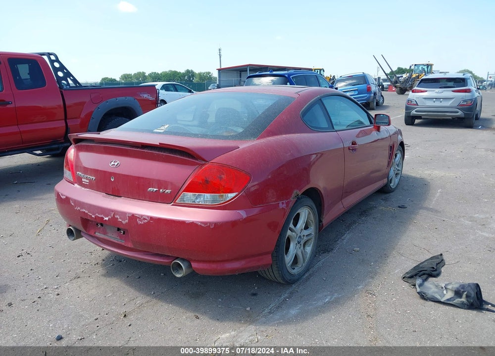 2006 HYUNDAI TIBURON GT/GT LIMITED/SE VIN: KMHHN65F06U207960