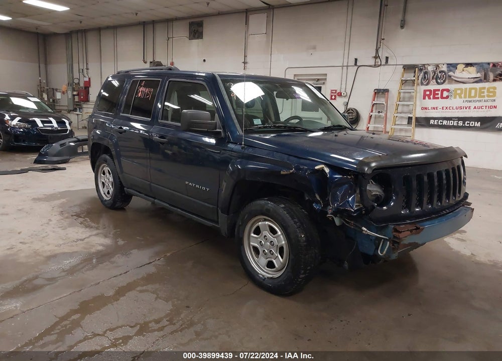 2012 JEEP PATRIOT SPORT VIN: 1C4NJPBA9CD652016