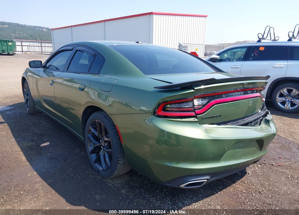 2022 DODGE CHARGER SXT RWD VIN: 2C3CDXBG4NH162127