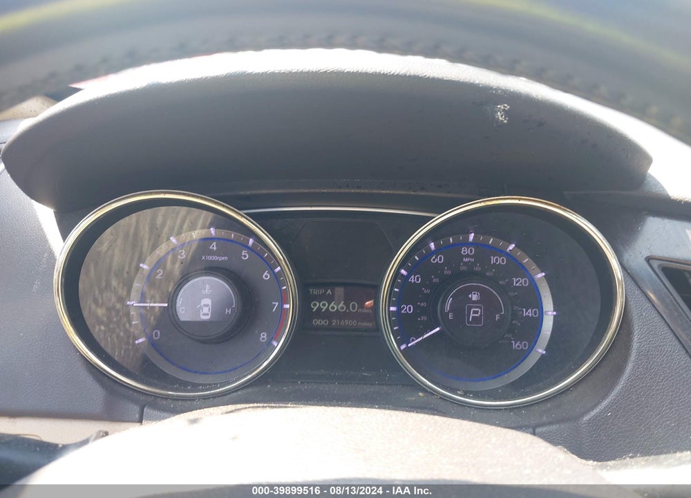 2013 HYUNDAI SONATA LIMITED VIN: 5NPEC4AC8DH601095