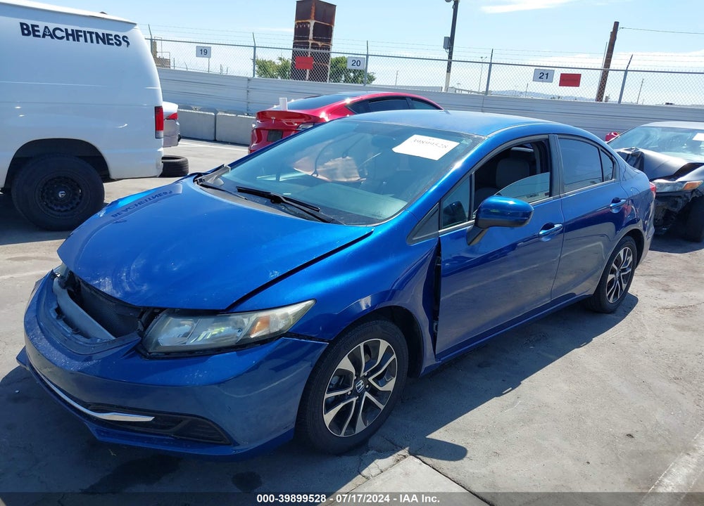 2015 HONDA CIVIC LX VIN: 19XFB2F57FE234848
