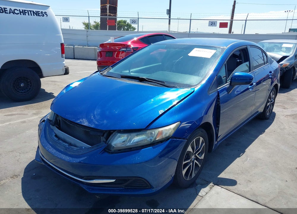 2015 HONDA CIVIC LX VIN: 19XFB2F57FE234848
