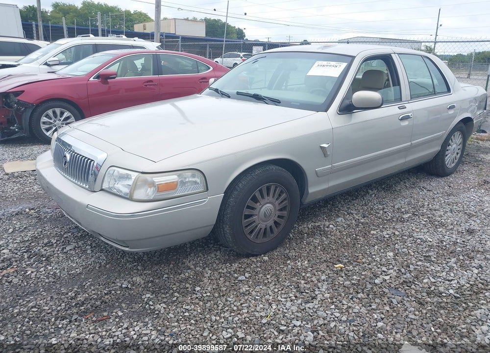 2008 MERCURY GRAND MARQUIS GS VIN: 2MEFM74V38X608538