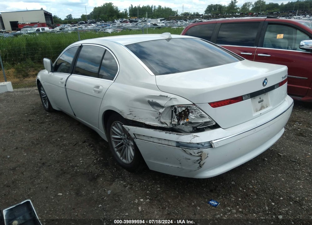 2004 BMW 745LI VIN: WBAGN63494DS51323