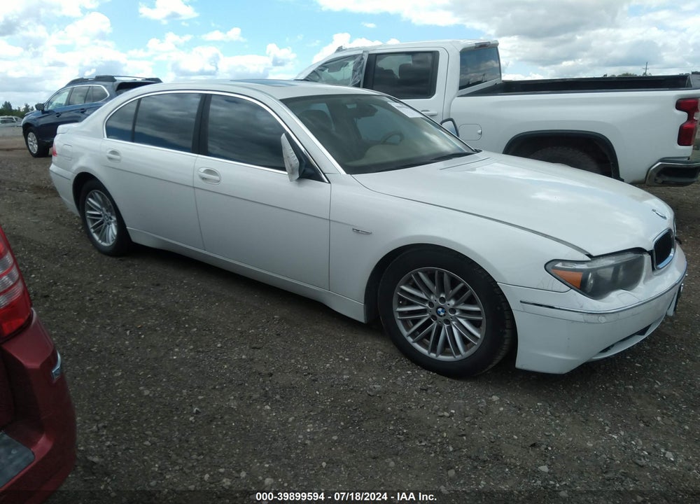 2004 BMW 745LI VIN: WBAGN63494DS51323