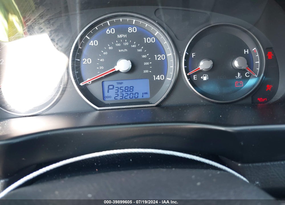 2010 HYUNDAI SANTA FE GLS VIN: 5NMSGDAB9AH414911