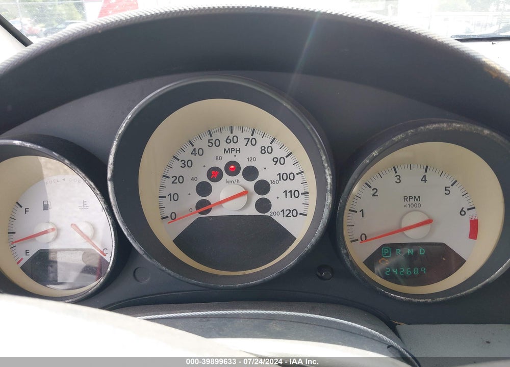 2007 DODGE CALIBER VIN: 1B3HB48B67D126376