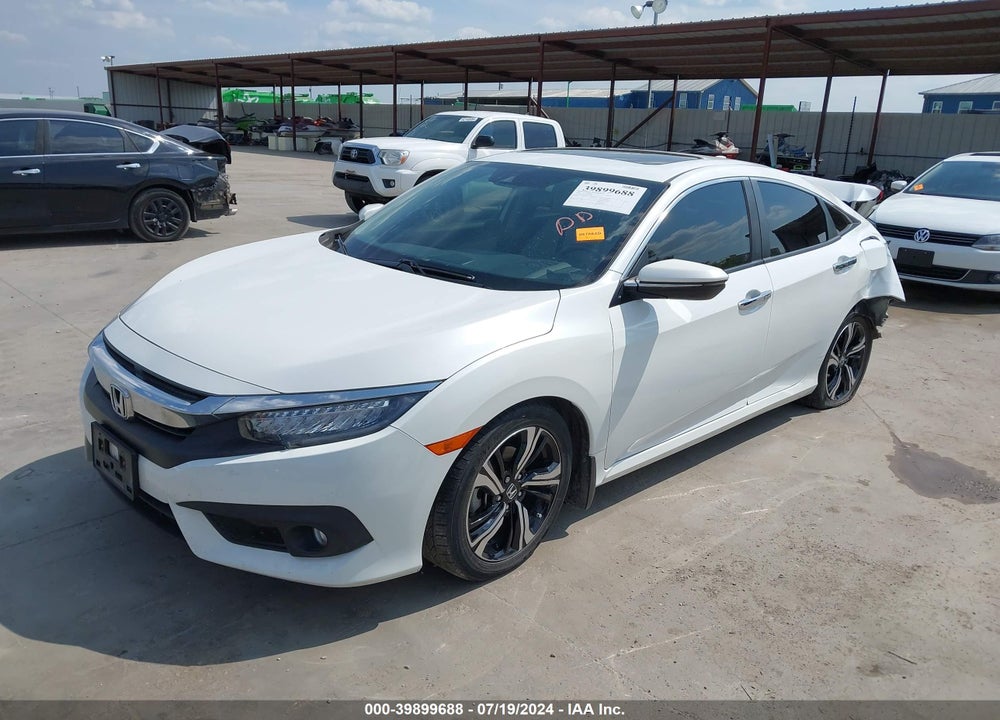 2018 HONDA CIVIC TOURING VIN: JHMFC1F94JX004928