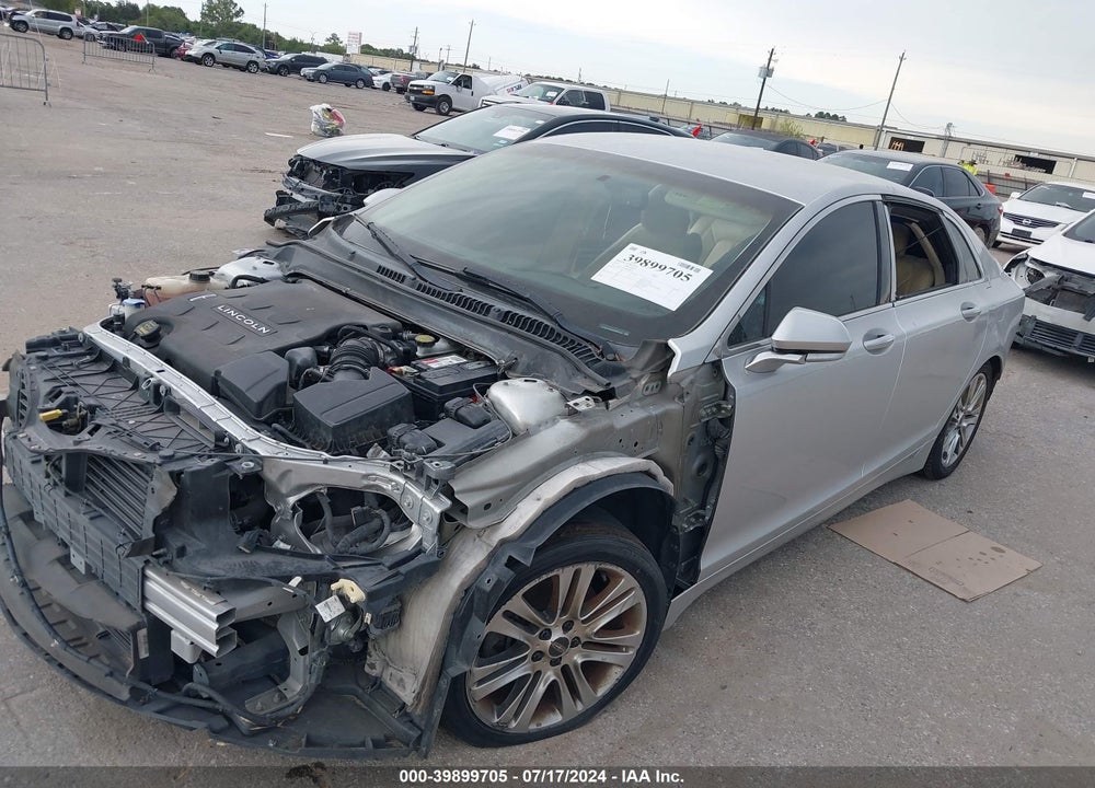 2014 LINCOLN MKZ VIN: 3LN6L2GK0ER806752