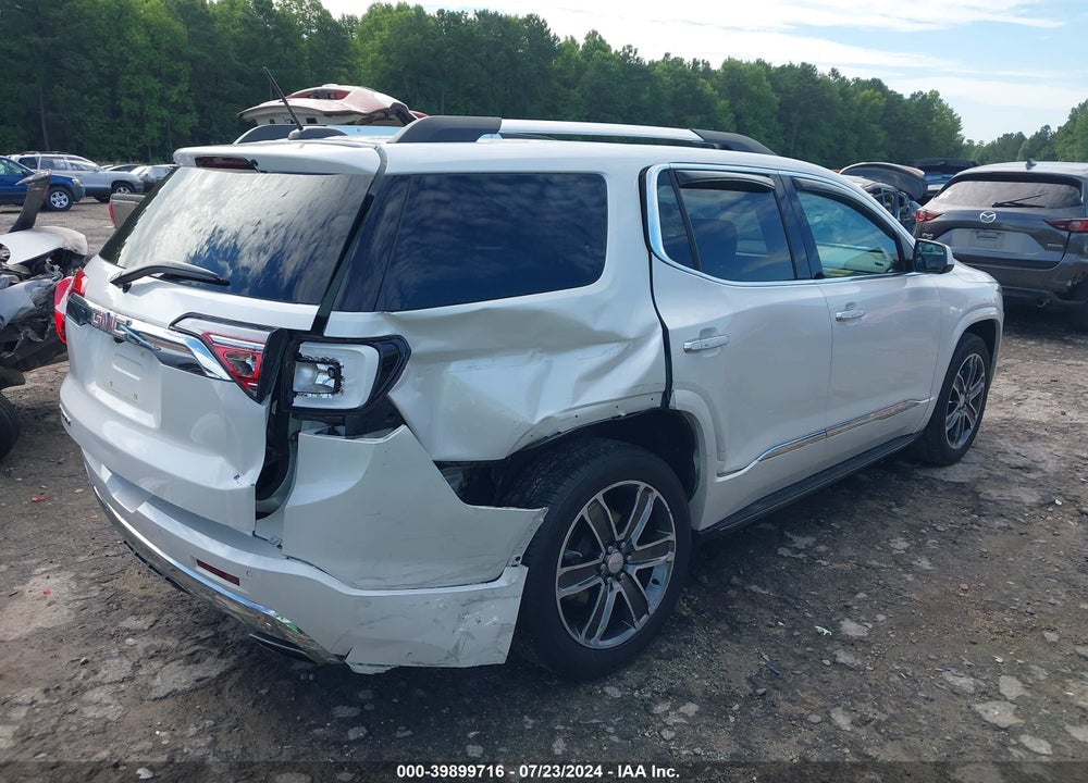 2018 GMC ACADIA DENALI VIN: 1GKKNPLSXJZ120289