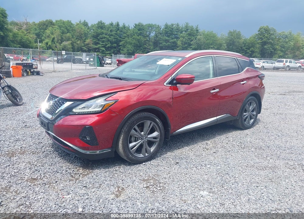 2021 NISSAN MURANO PLATINUM INTELLIGENT AWD VIN: 5N1AZ2DS6MC117812