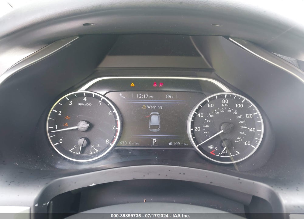 2021 NISSAN MURANO PLATINUM INTELLIGENT AWD VIN: 5N1AZ2DS6MC117812